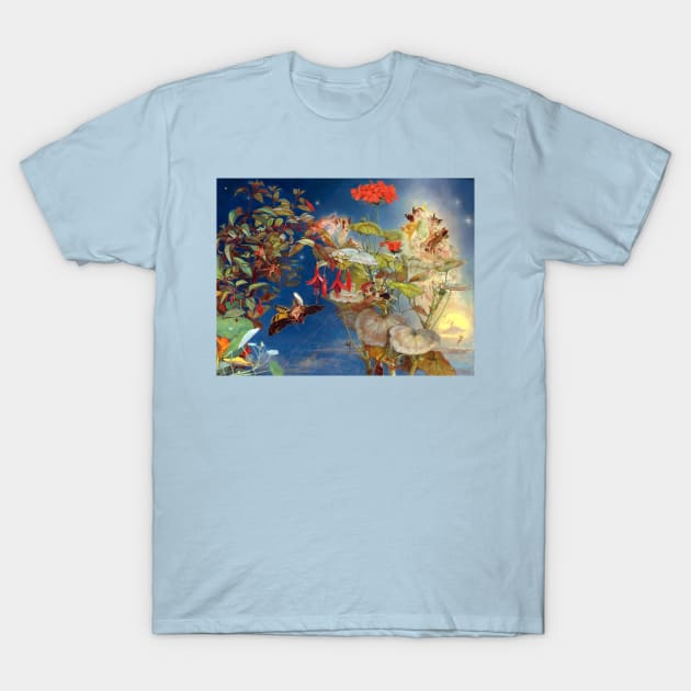 Elves and Fairies: A Midsummer Night's Dream - John George Nash T-Shirt by forgottenbeauty